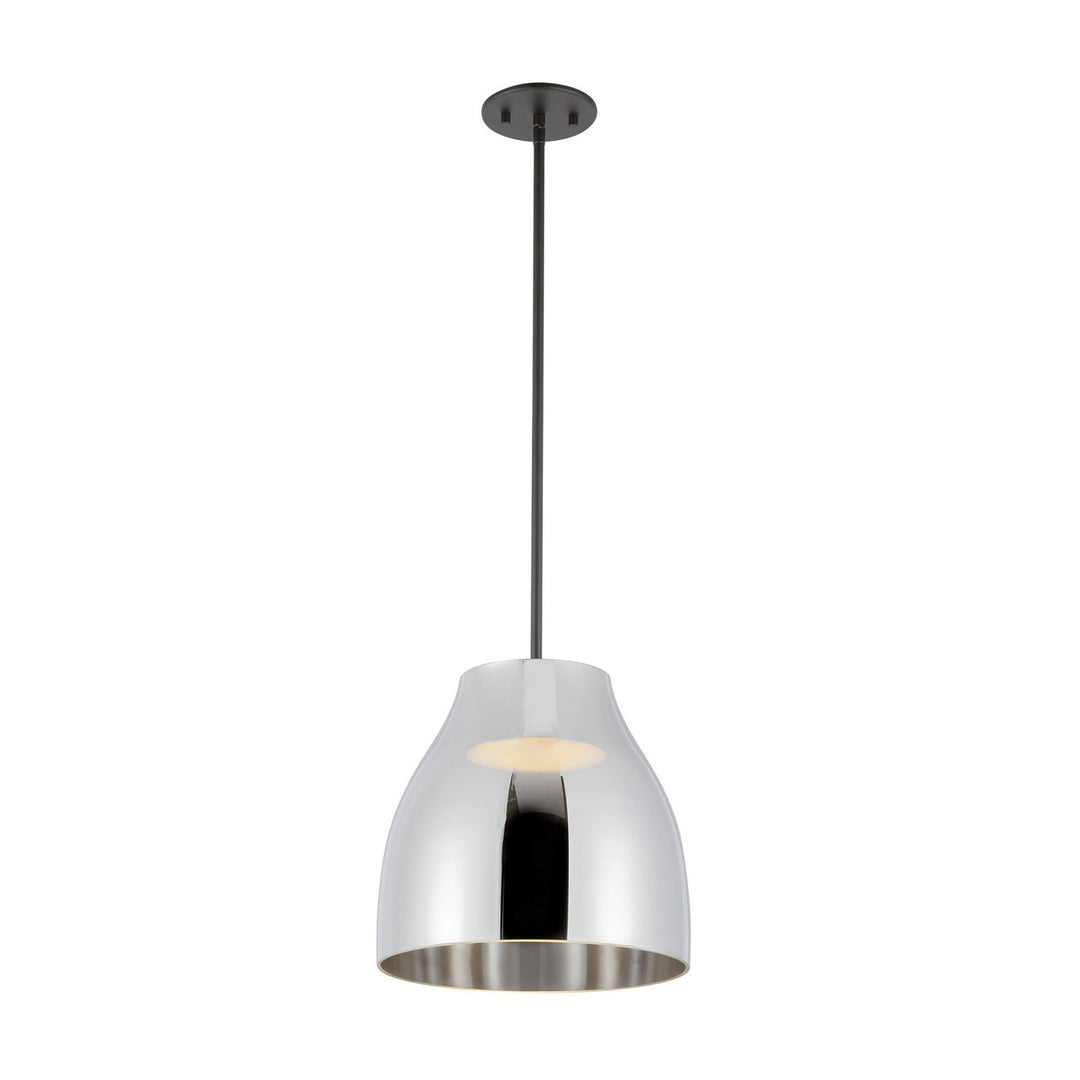 Kuzco Canada - PD62012-BK/CH - LED Pendant - Trinity - Black/Chrome