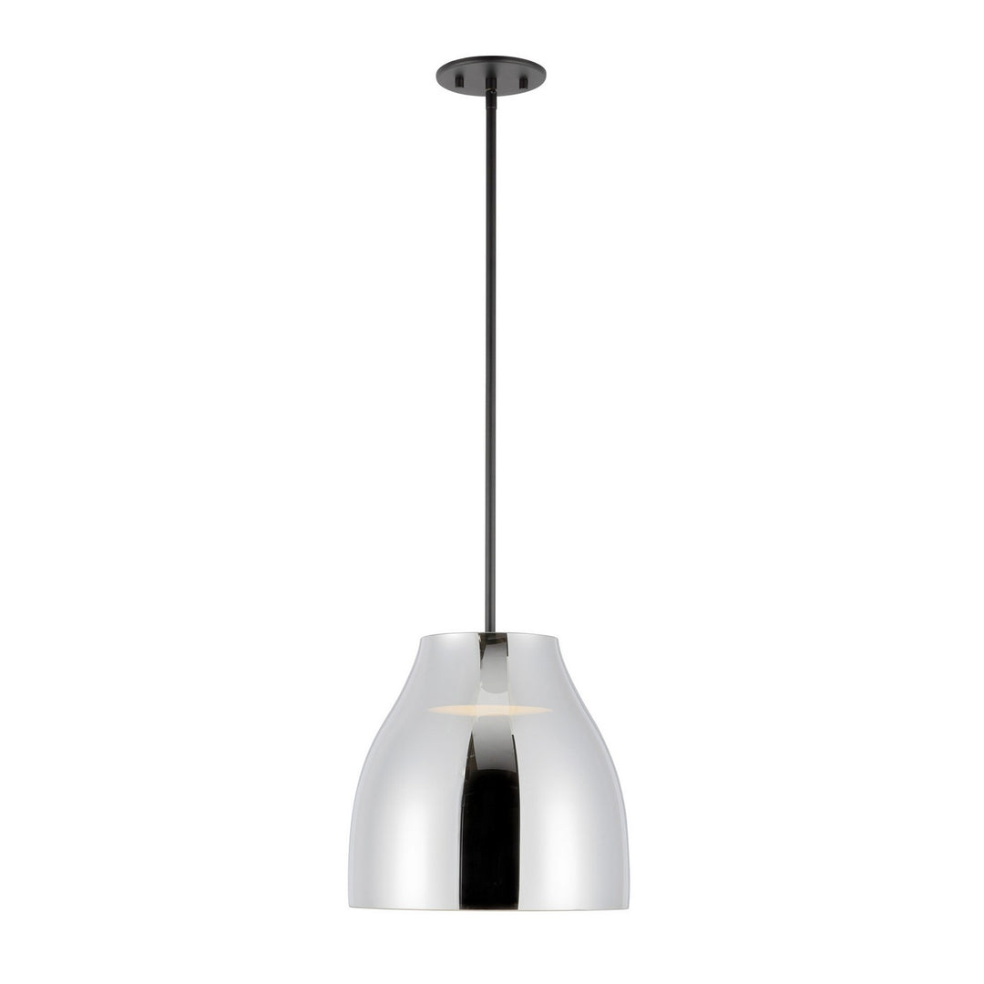 Trinity LED Pendant in Black/Chrome - available from The Lighting Shoppe, trusted by Canadian homeowners