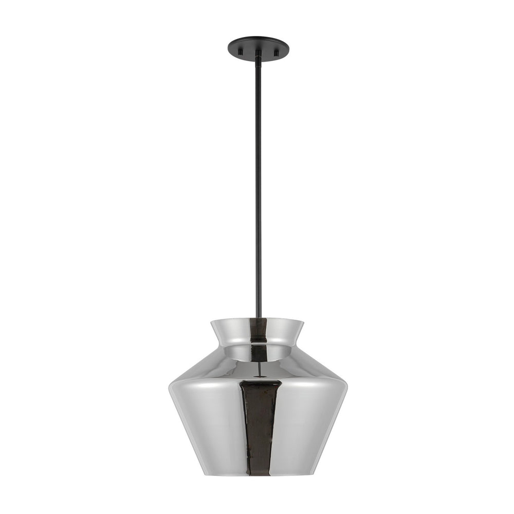 Kuzco Canada - PD62013-BK/CH - LED Pendant - Trinity - Black/Chrome