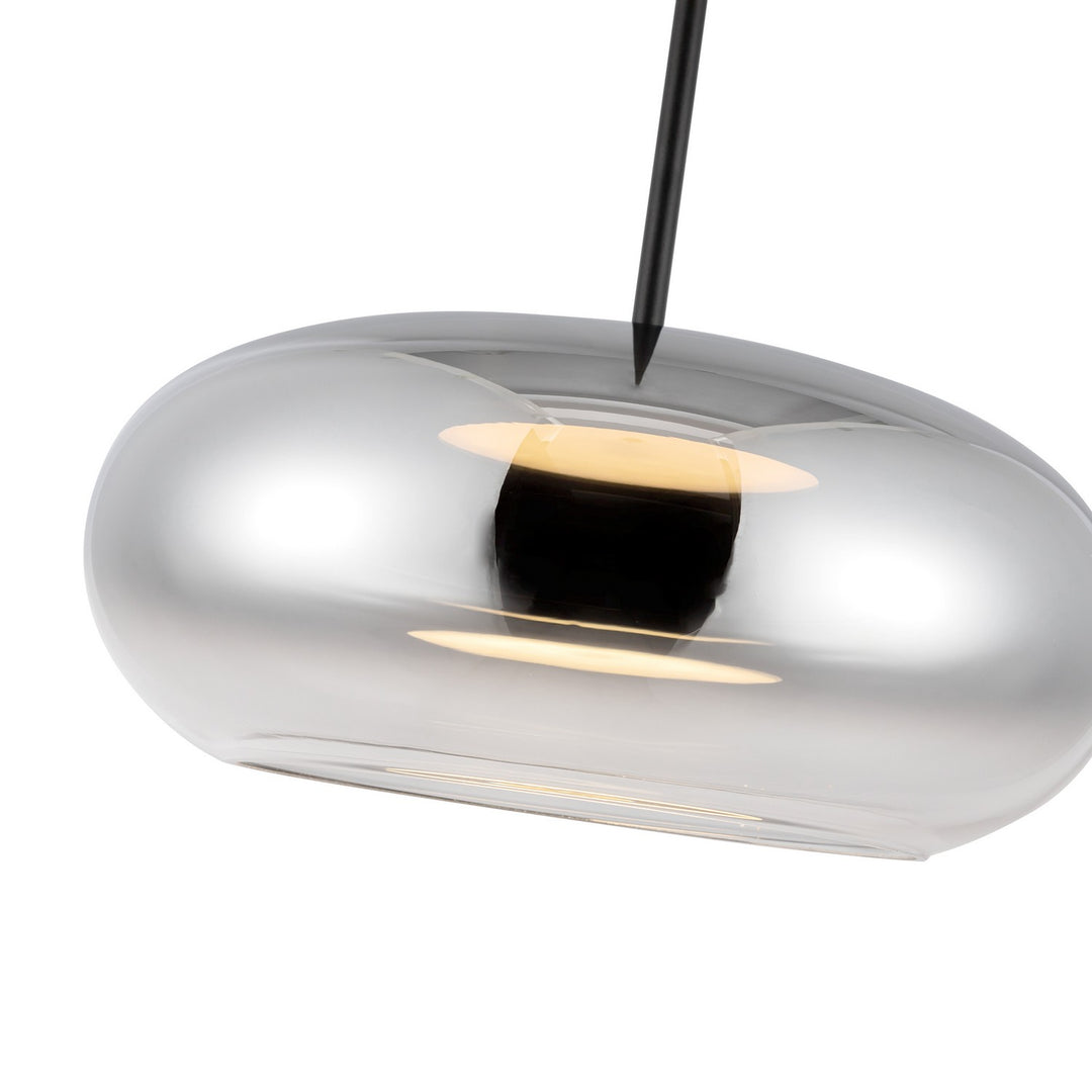 Kuzco Canada - PD62014-BK/CH - LED Pendant - Trinity - Black/Chrome