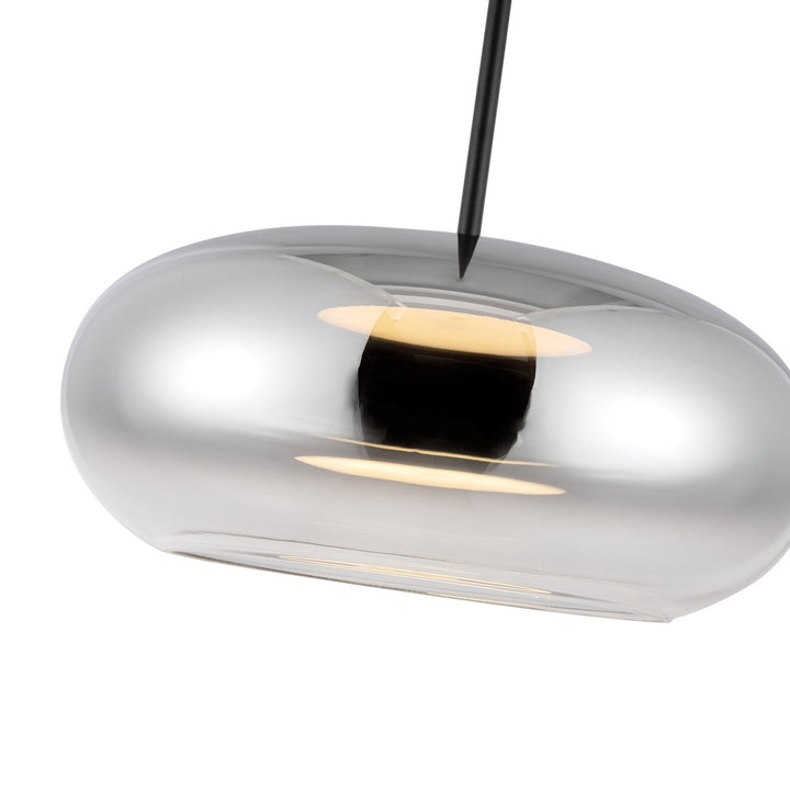 Kuzco Canada - PD62014-BK/CH - LED Pendant - Trinity - Black/Chrome