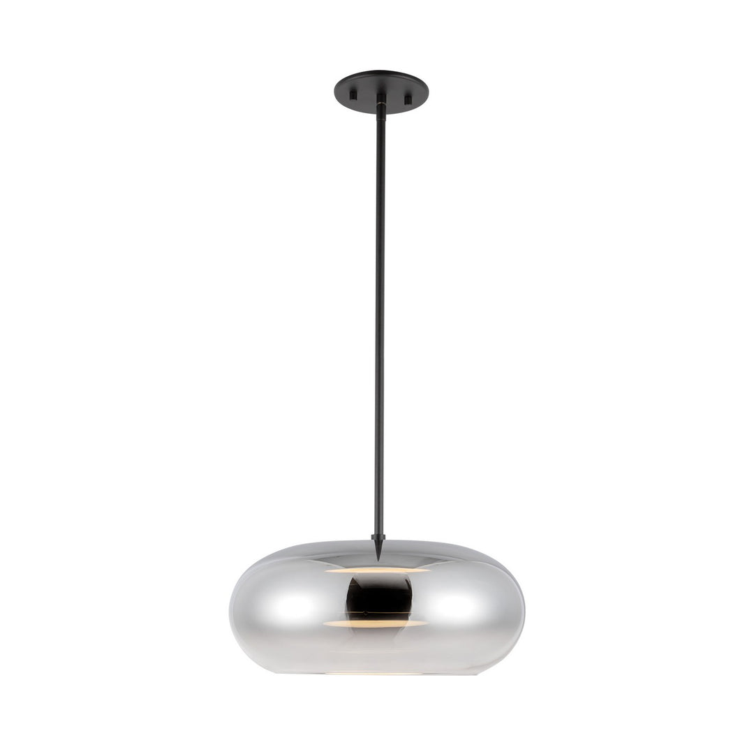 Trinity LED Pendant in Black/Chrome - available from The Lighting Shoppe, trusted by Canadian homeowners