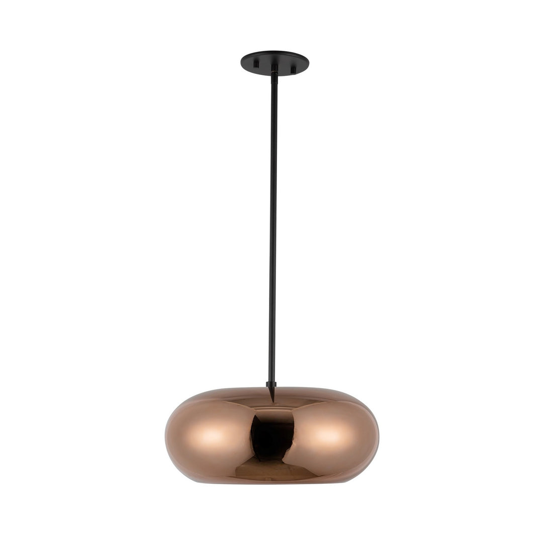 Kuzco Canada - PD62014-BK/CP - LED Pendant - Trinity - Black/Copper