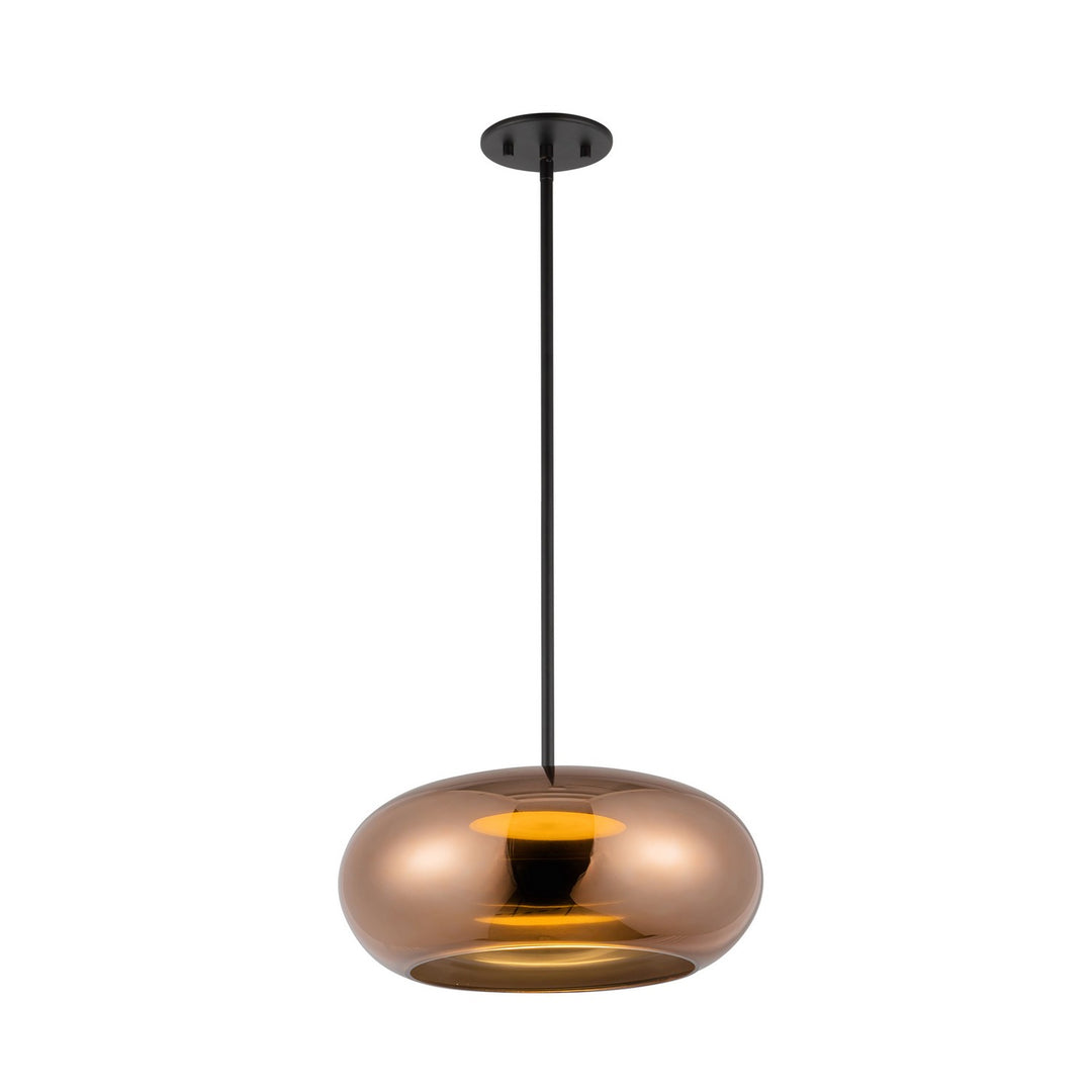 Kuzco Canada - PD62014-BK/CP - LED Pendant - Trinity - Black/Copper