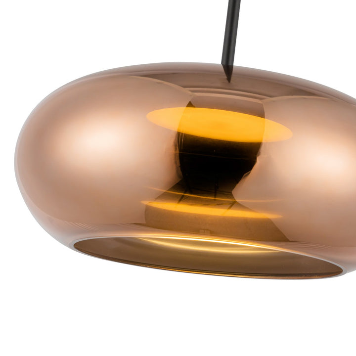 Kuzco Canada - PD62014-BK/CP - LED Pendant - Trinity - Black/Copper