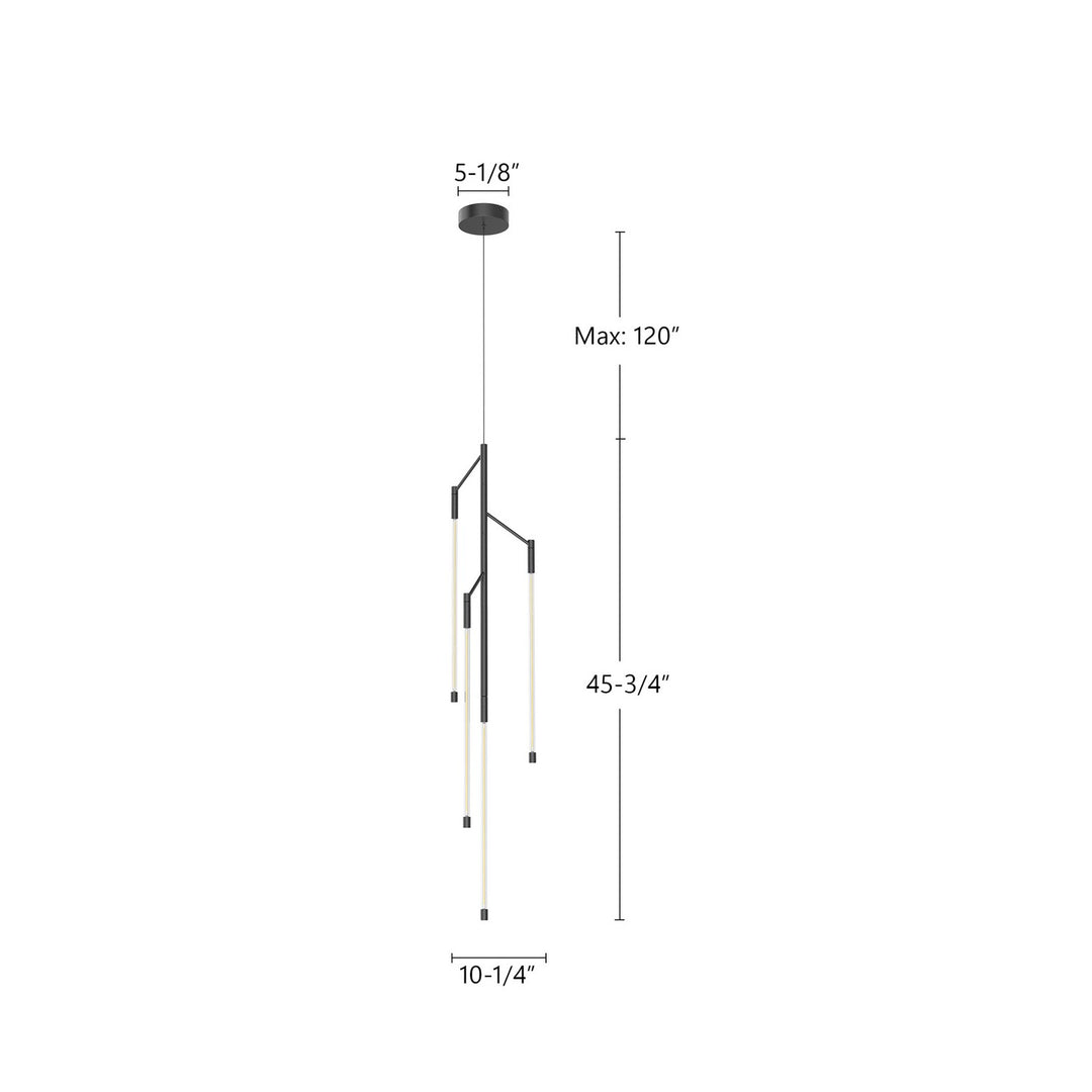 Kuzco Canada - PD74746-BK - LED Pendant - Motif - Black
