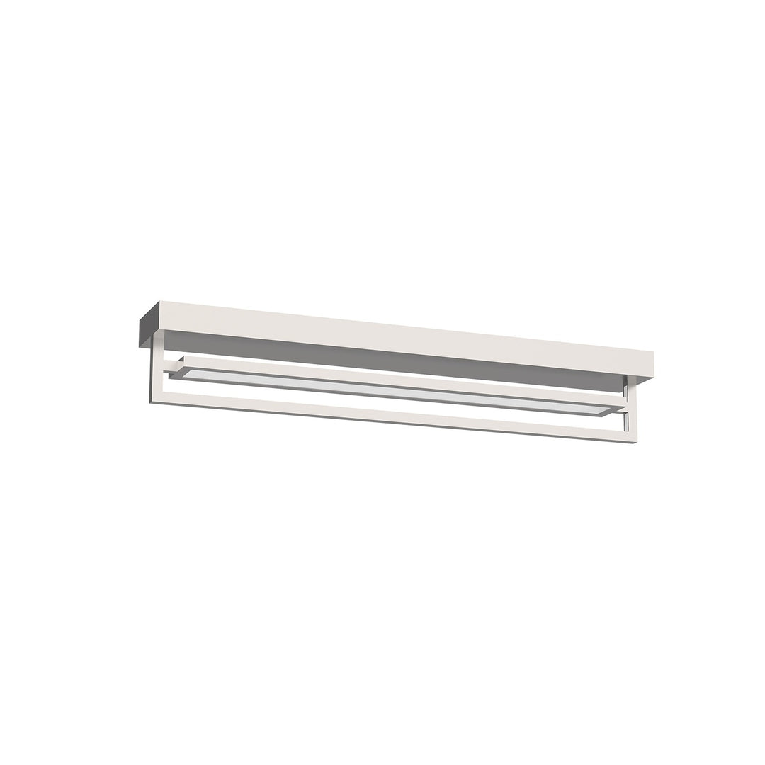 Mondrian LED Semi-Flush Mount in Brushed Nickel - available from The Lighting Shoppe, trusted by Canadian homeowners
