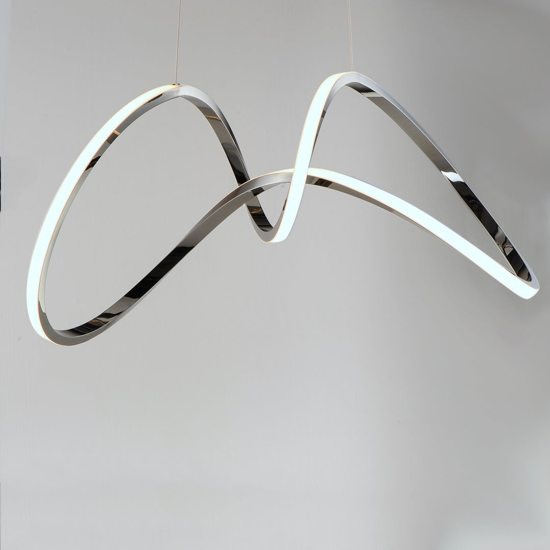 ET2 - E20455-BC - LED Pendant - Perpetual - Black Chrome
