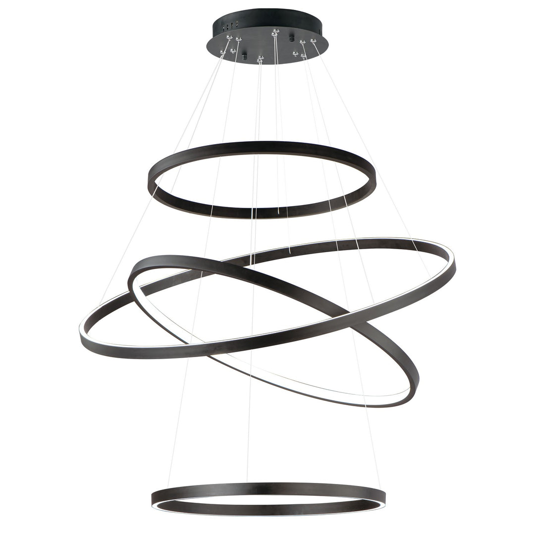 ET2 - E22729-BK - LED Pendant - Groove WiZ - Black