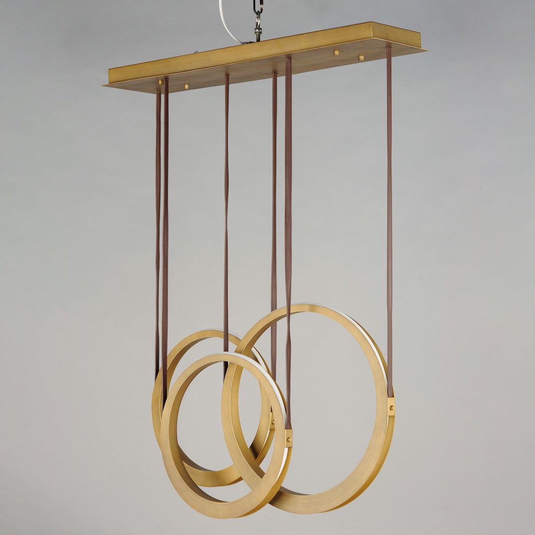 ET2 - E24083-NAB - LED Pendant - Tether - Natural Aged Brass