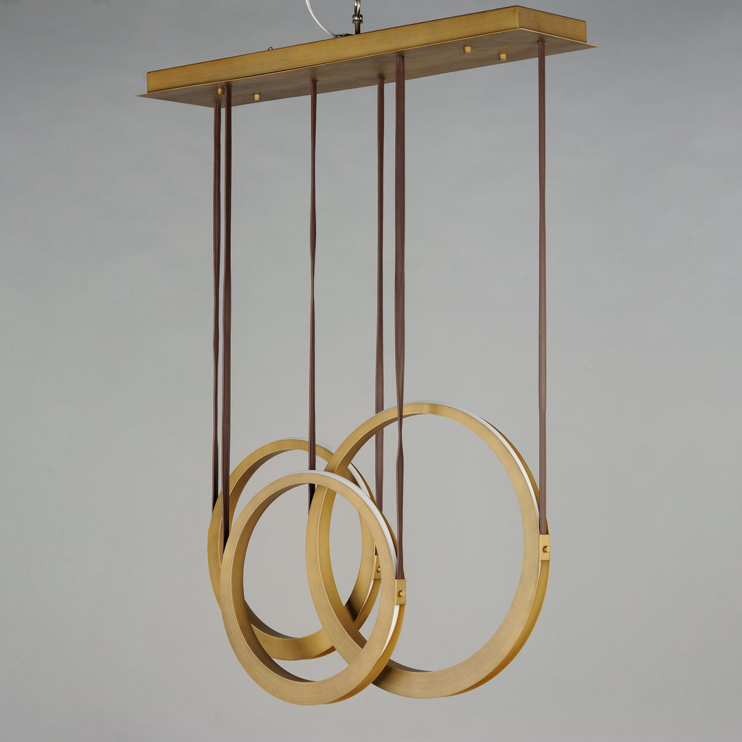 ET2 - E24083-NAB - LED Pendant - Tether - Natural Aged Brass