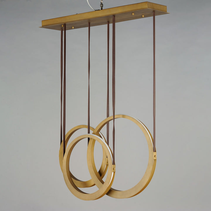 ET2 - E24083-NAB - LED Pendant - Tether - Natural Aged Brass