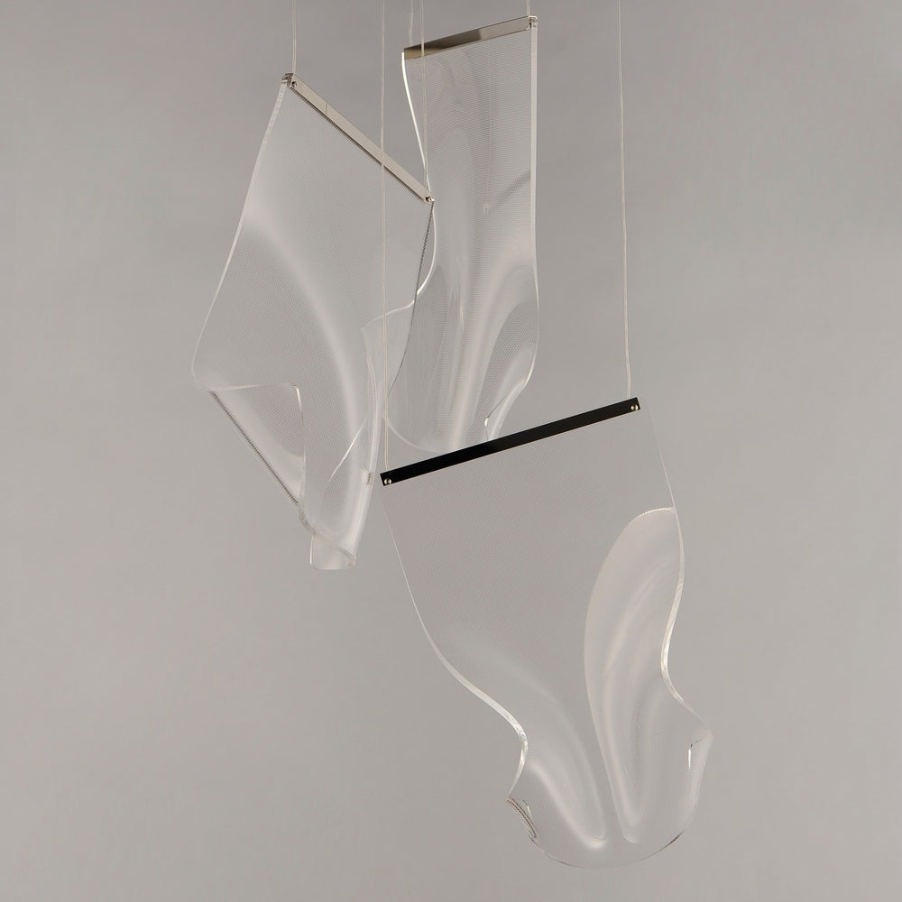 ET2 - E24874-133PC - LED Pendant - Rinkle - Polished Chrome