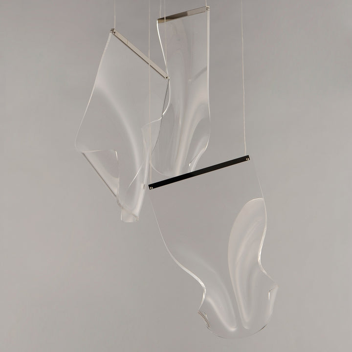 ET2 - E24874-133PC - LED Pendant - Rinkle - Polished Chrome