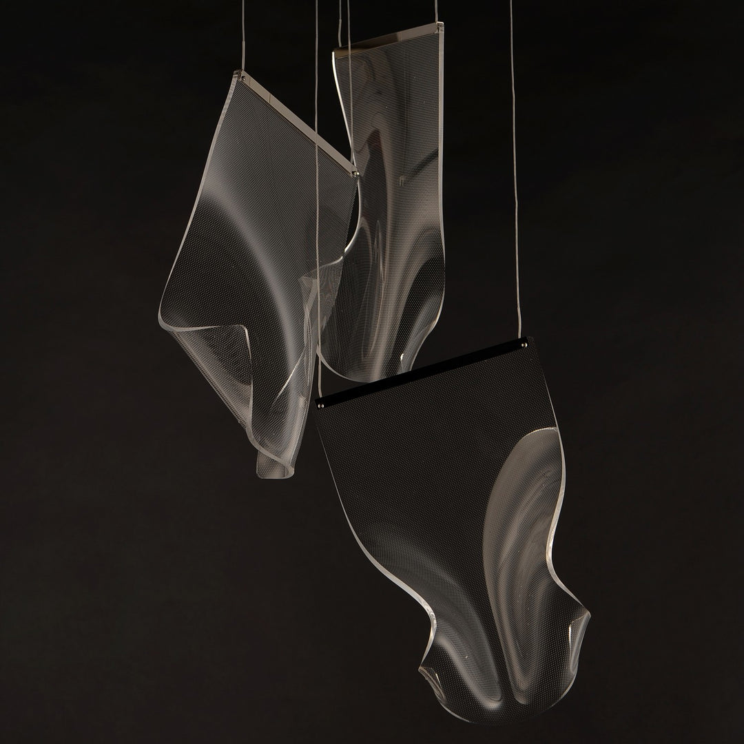 ET2 - E24874-133PC - LED Pendant - Rinkle - Polished Chrome