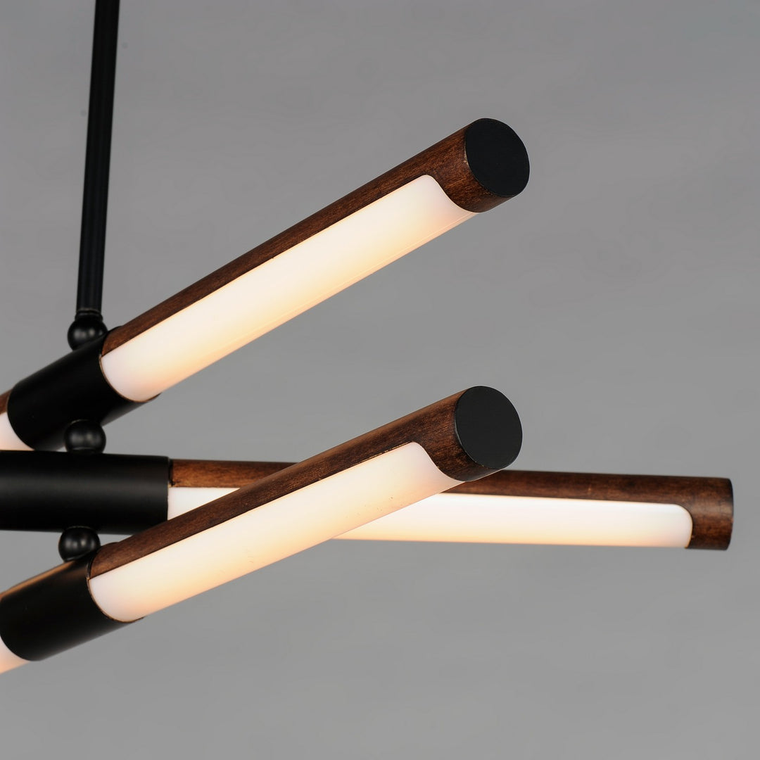 ET2 - E24943-APBK - LED Pendant - Rollo - Antique Pecan / Black