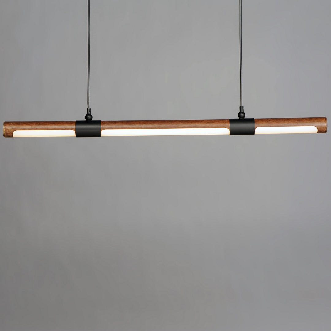 ET2 - E24946-APBK - LED Pendant - Rollo - Antique Pecan / Black