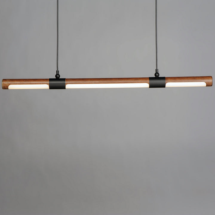 ET2 - E24946-APBK - LED Pendant - Rollo - Antique Pecan / Black