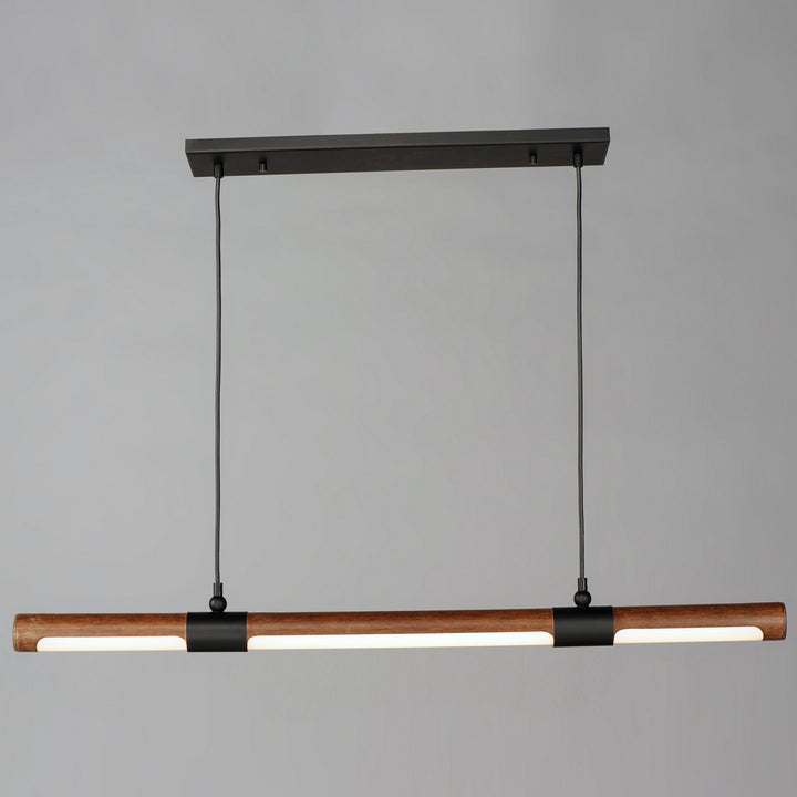 ET2 - E24946-APBK - LED Pendant - Rollo - Antique Pecan / Black