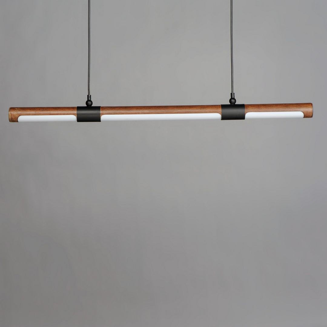 ET2 - E24946-APBK - LED Pendant - Rollo - Antique Pecan / Black