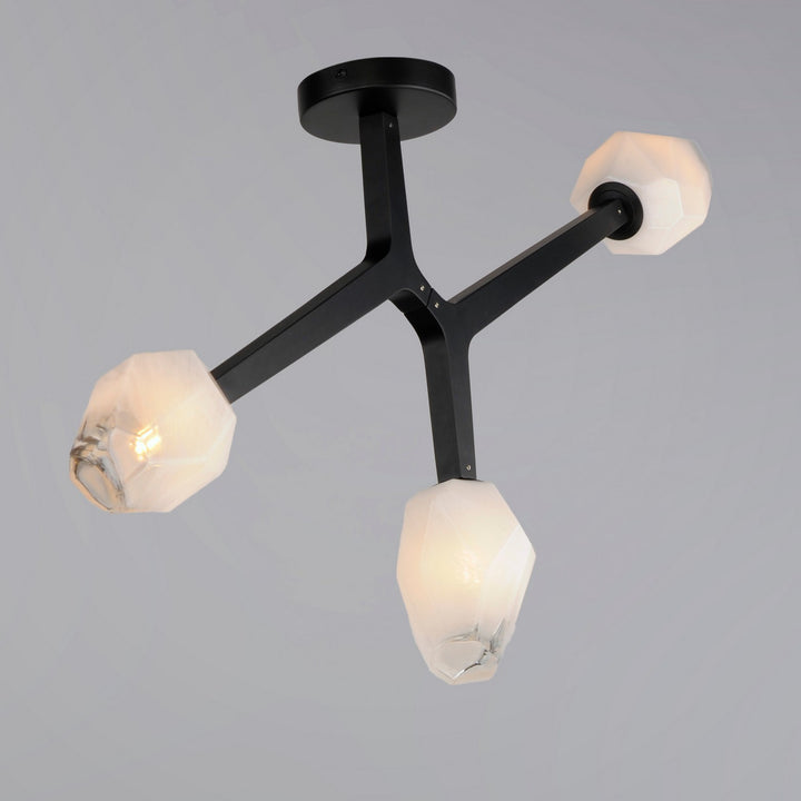 ET2 - E32790-93BK - LED Flush Mount - Blossom - Black