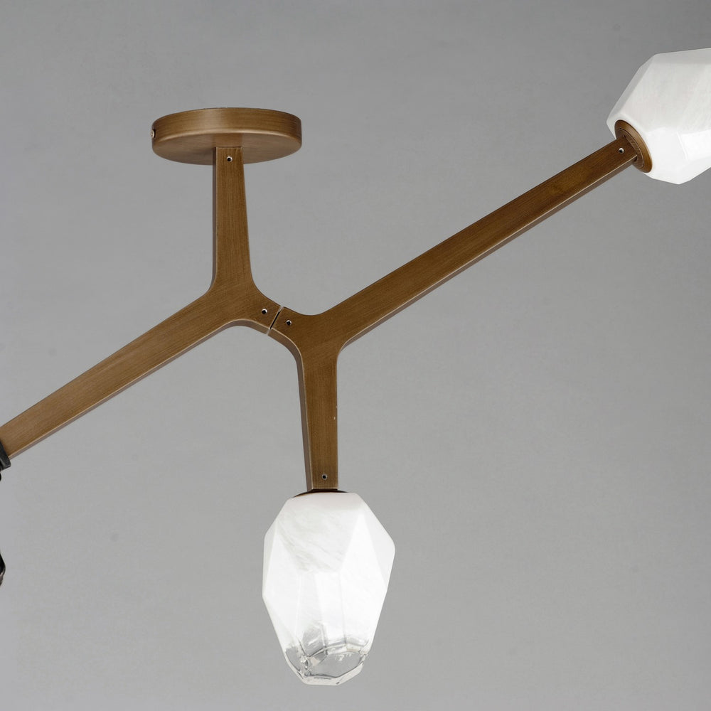 ET2 - E32790-93NAB - LED Flush Mount - Blossom - Natural Aged Brass