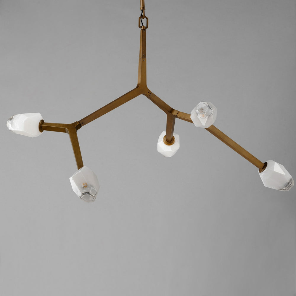 ET2 - E32795-93NAB - LED Pendant - Blossom - Natural Aged Brass