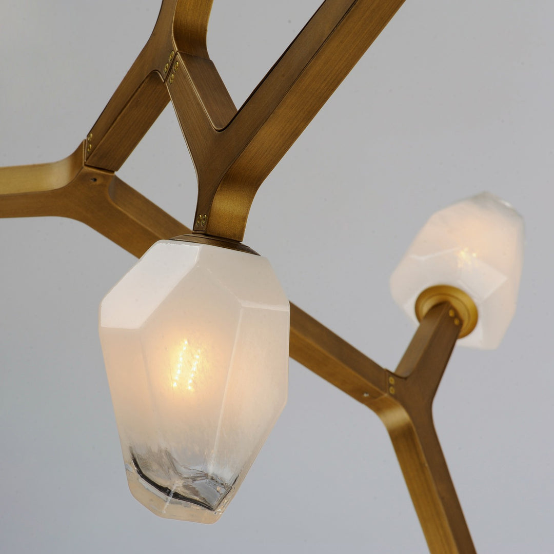ET2 - E32795-93NAB - LED Pendant - Blossom - Natural Aged Brass