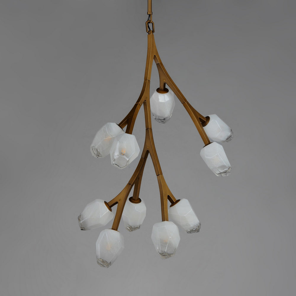 ET2 - E32798-93NAB - LED Pendant - Blossom - Natural Aged Brass