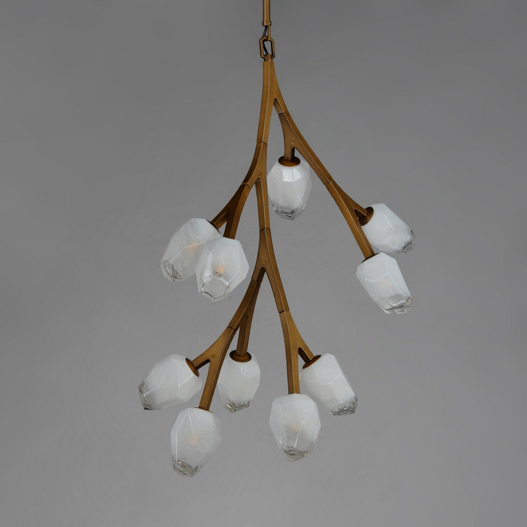 ET2 - E32798-93NAB - LED Pendant - Blossom - Natural Aged Brass