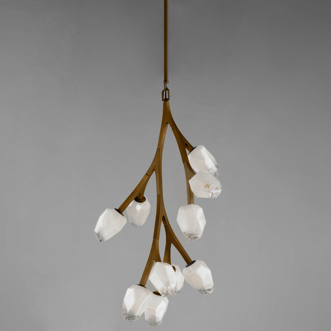 ET2 - E32798-93NAB - LED Pendant - Blossom - Natural Aged Brass
