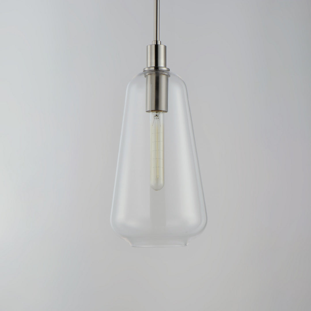 Maxim - 11114CLSN - One Light Pendant - Babylon - Satin Nickel