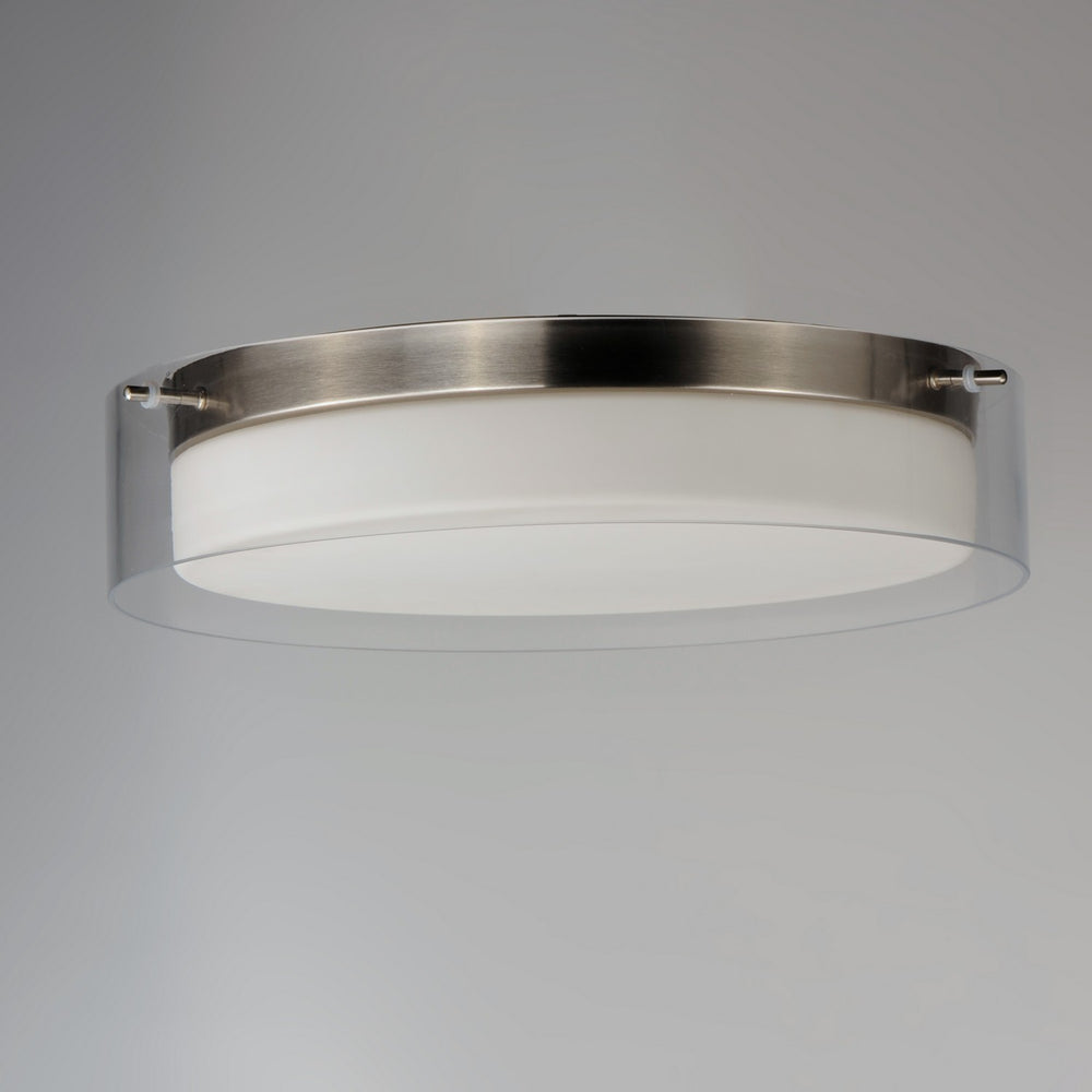 Maxim - 12284CLSWSN - LED Flush Mount - Duo - Satin Nickel