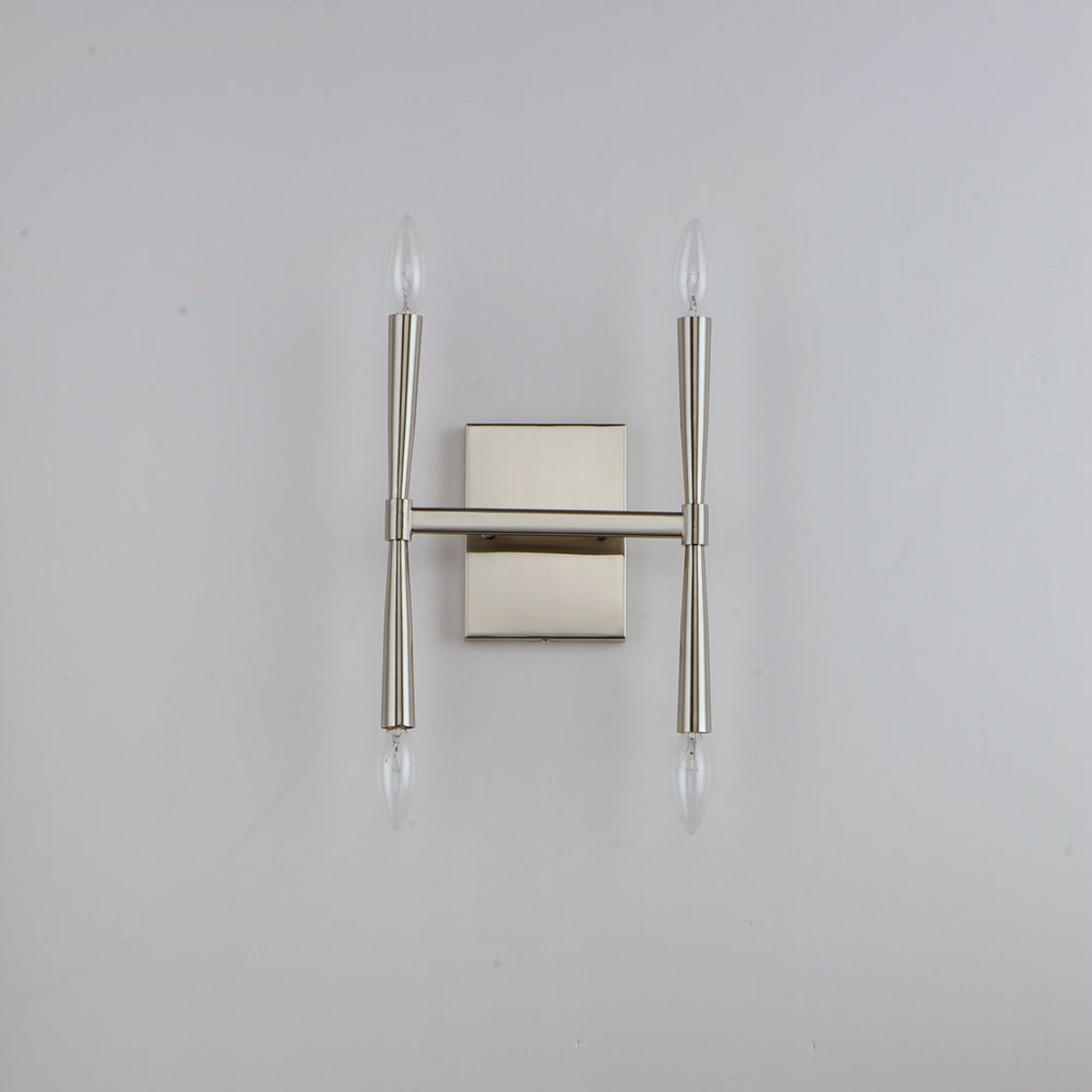 Maxim - 24622SN - Four Light Wall Sconce - Rome - Satin Nickel