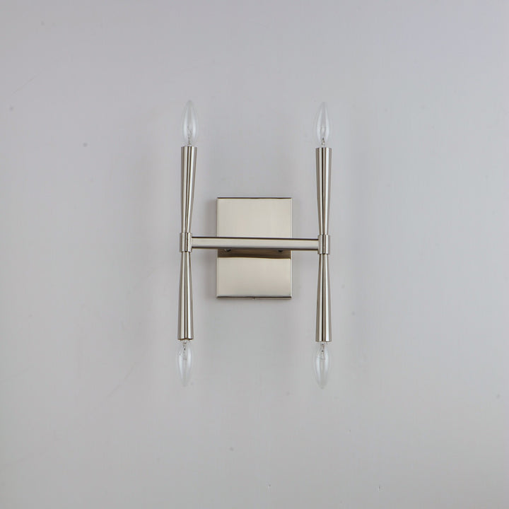 Maxim - 24622SN - Four Light Wall Sconce - Rome - Satin Nickel