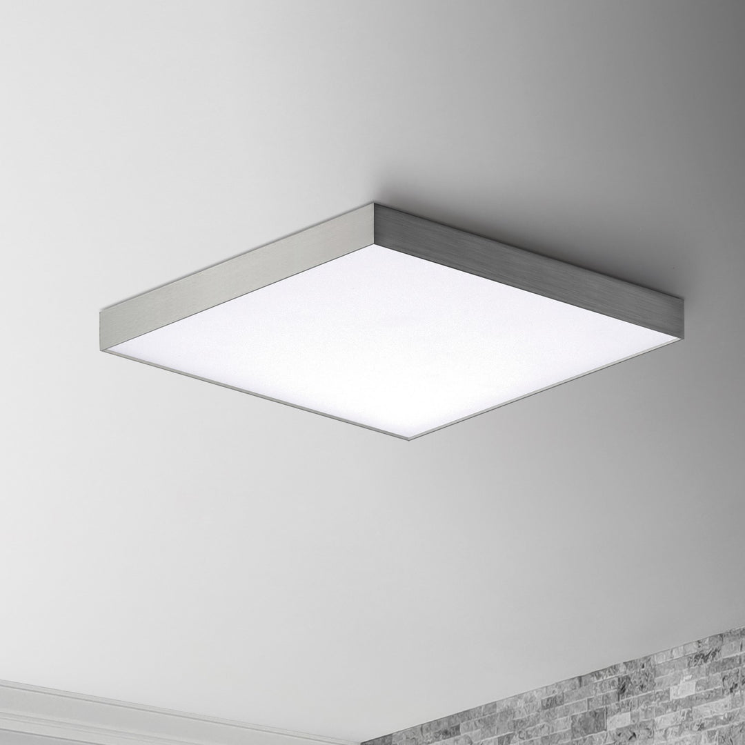 Maxim - 57675WTSN - LED Flush Mount - Trim - Satin Nickel