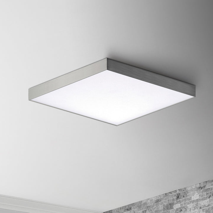 Maxim - 57675WTSN - LED Flush Mount - Trim - Satin Nickel