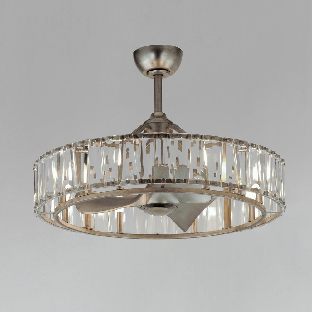 Maxim - 61018GS - LED Fandelight - Odeon - Golden Silver