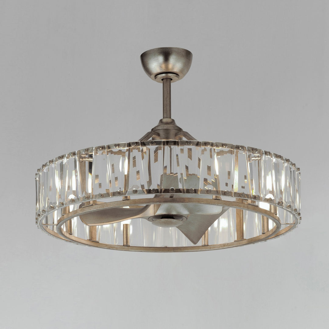 Maxim - 61018GS - LED Fandelight - Odeon - Golden Silver