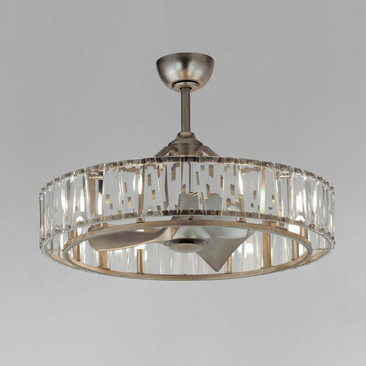 Maxim - 61018GS - LED Fandelight - Odeon - Golden Silver