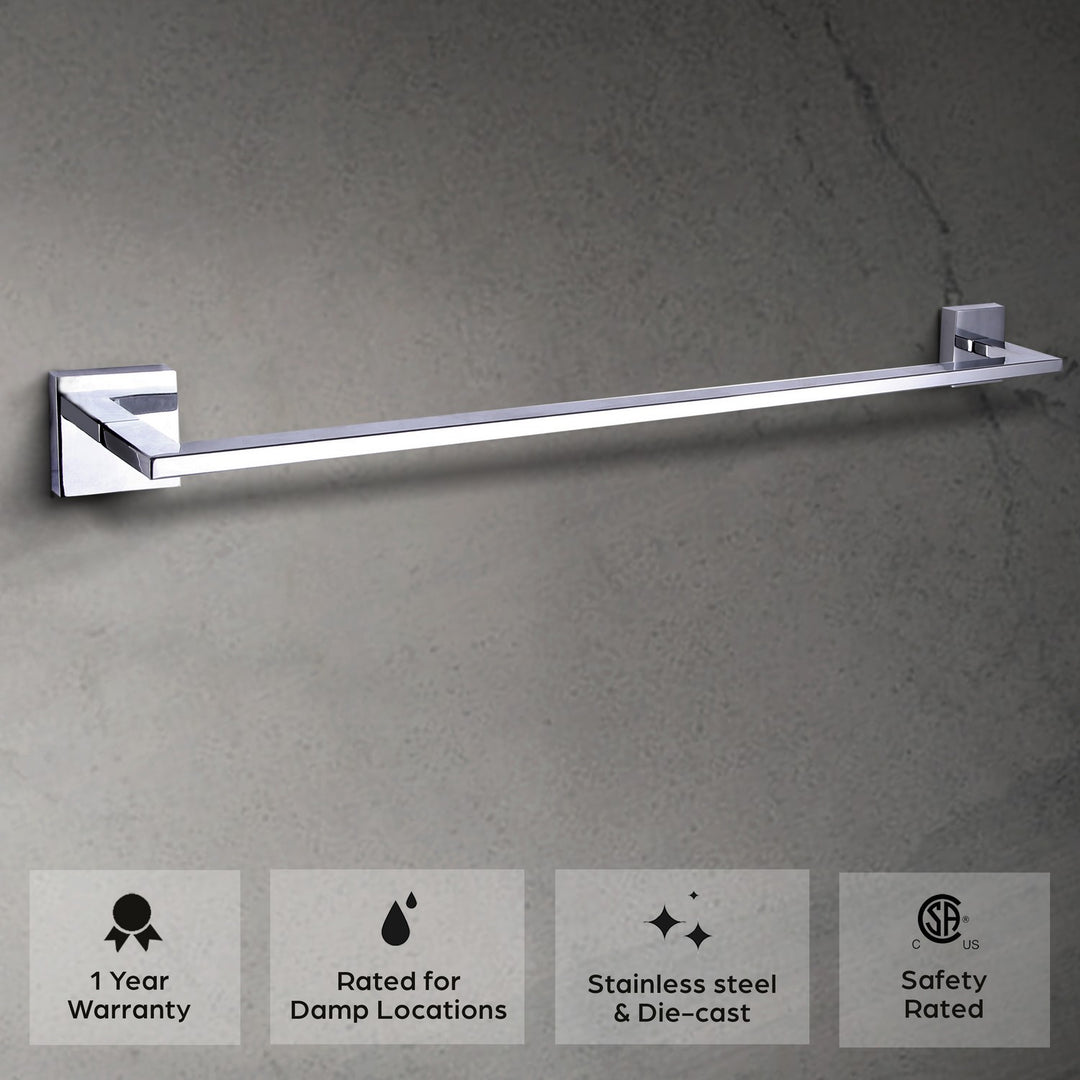 Canarm Canada - BA101A24CH - Towel Bar - Bishop - Chrome