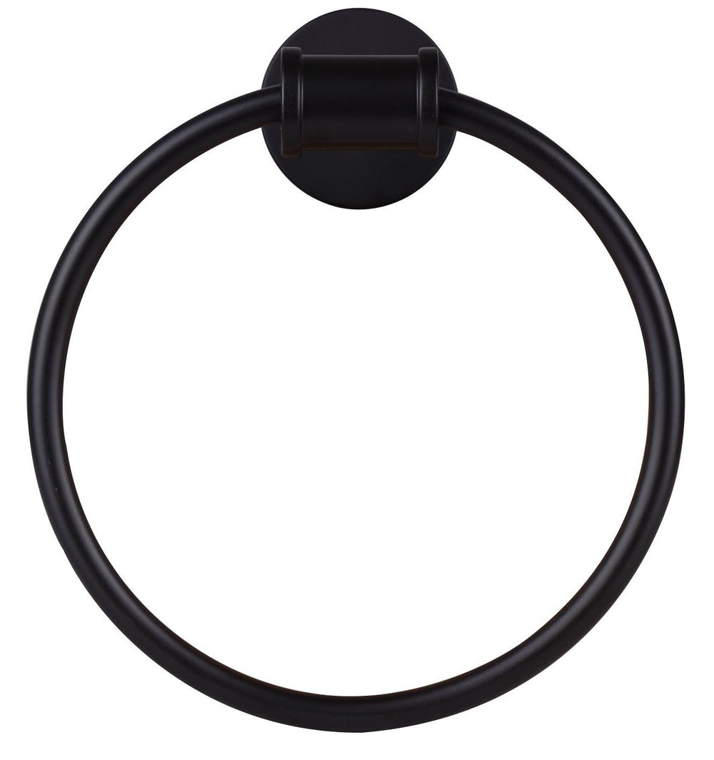 Canarm Canada - BA102A07BK - Towel Ring - Carson - Black