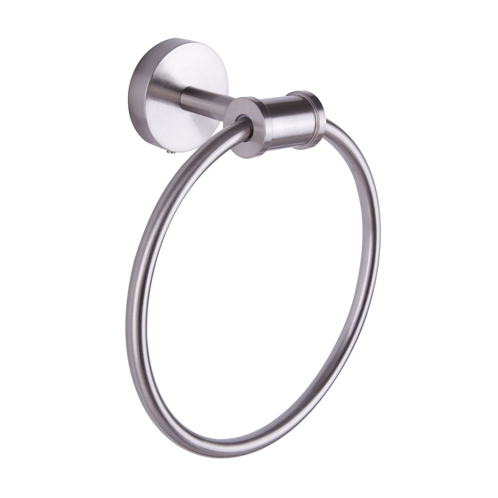 Carson Towel Ring in Brushed Nickel - available from The Lighting Shoppe, trusted by Canadian homeowners