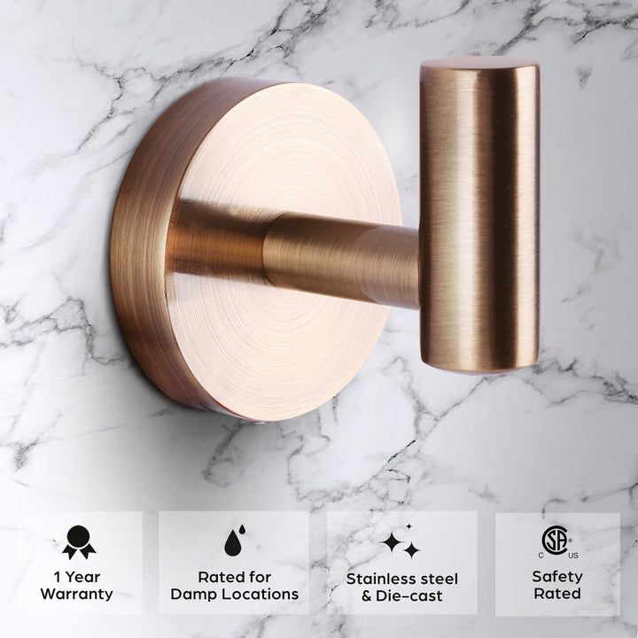 Canarm Canada - BA103A02GD - Robe Hook - Cain - Gold