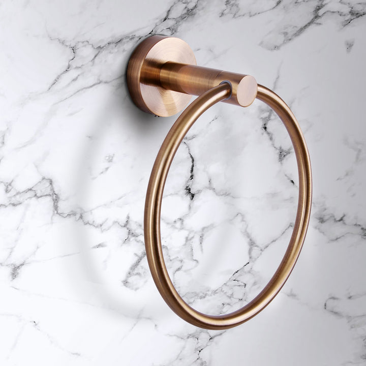 Canarm Canada - BA103A07GD - Towel Ring - Cain - Gold