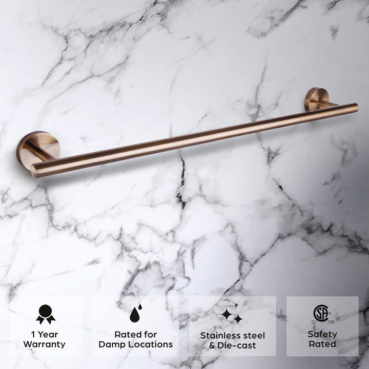 Canarm Canada - BA103A24GD - Towel Bar - Cain - Gold