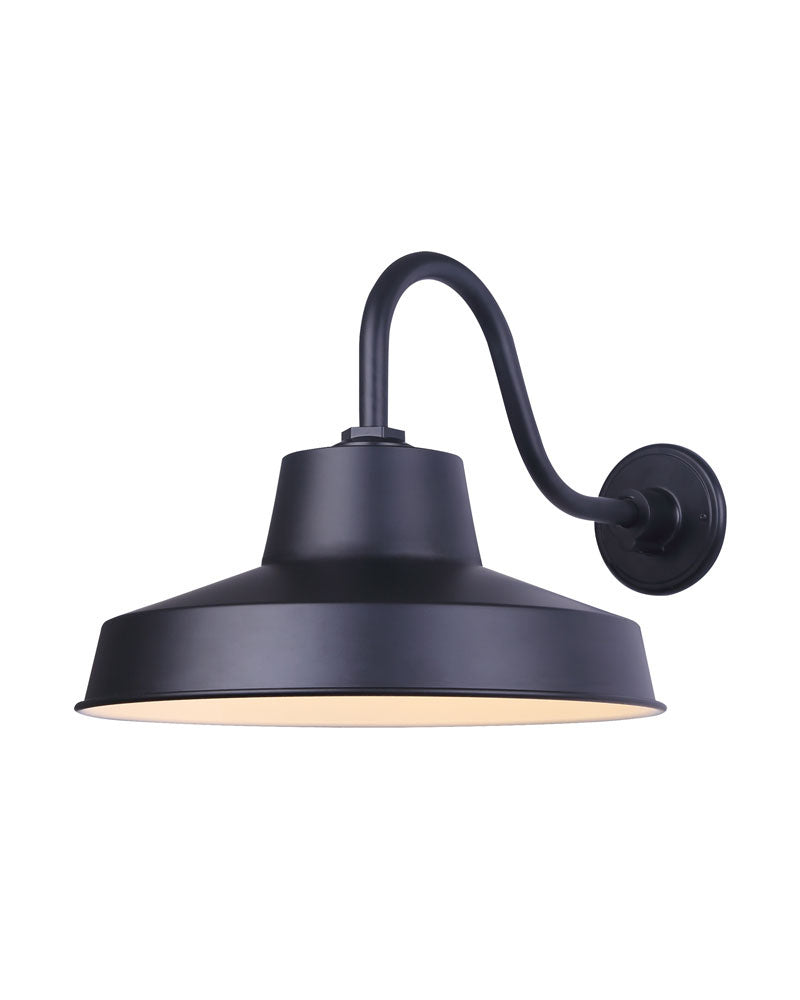 Landis One Light Outdoor Lantern in Black - available from The Lighting Shoppe, trusted by Canadian homeowners