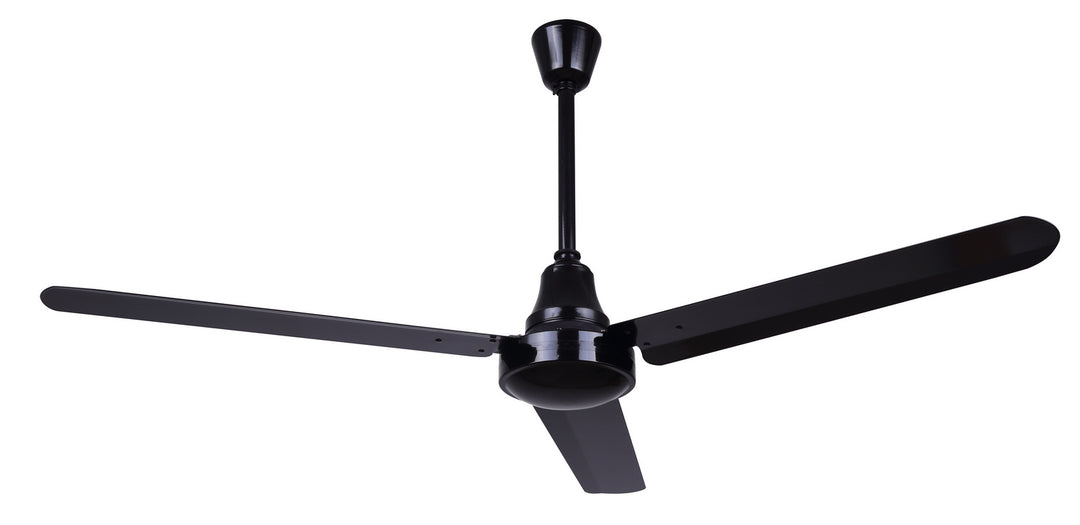 Industrial Fan 60"Ceiling Fan in Black - available from The Lighting Shoppe, trusted by Canadian homeowners