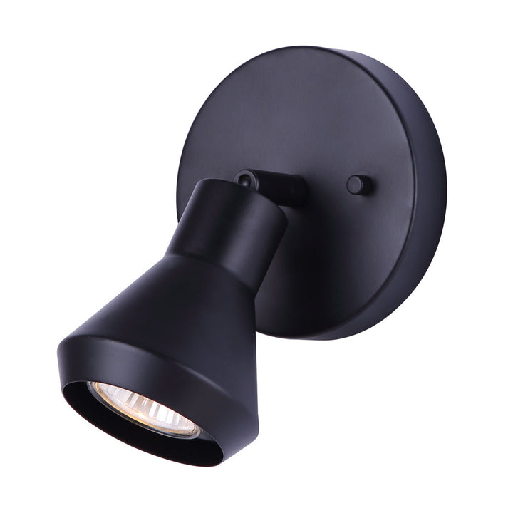 One Light Ceiling/Wall Mount in Black - available from The Lighting Shoppe, trusted by Canadian homeowners