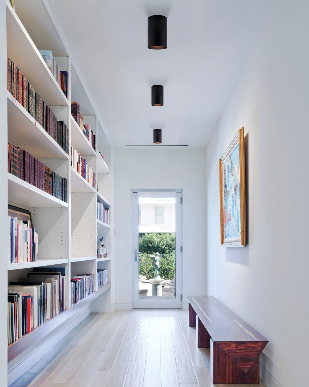 Canarm Canada - IFM1071A04BK - One Light Flush Mount - Agna - Black